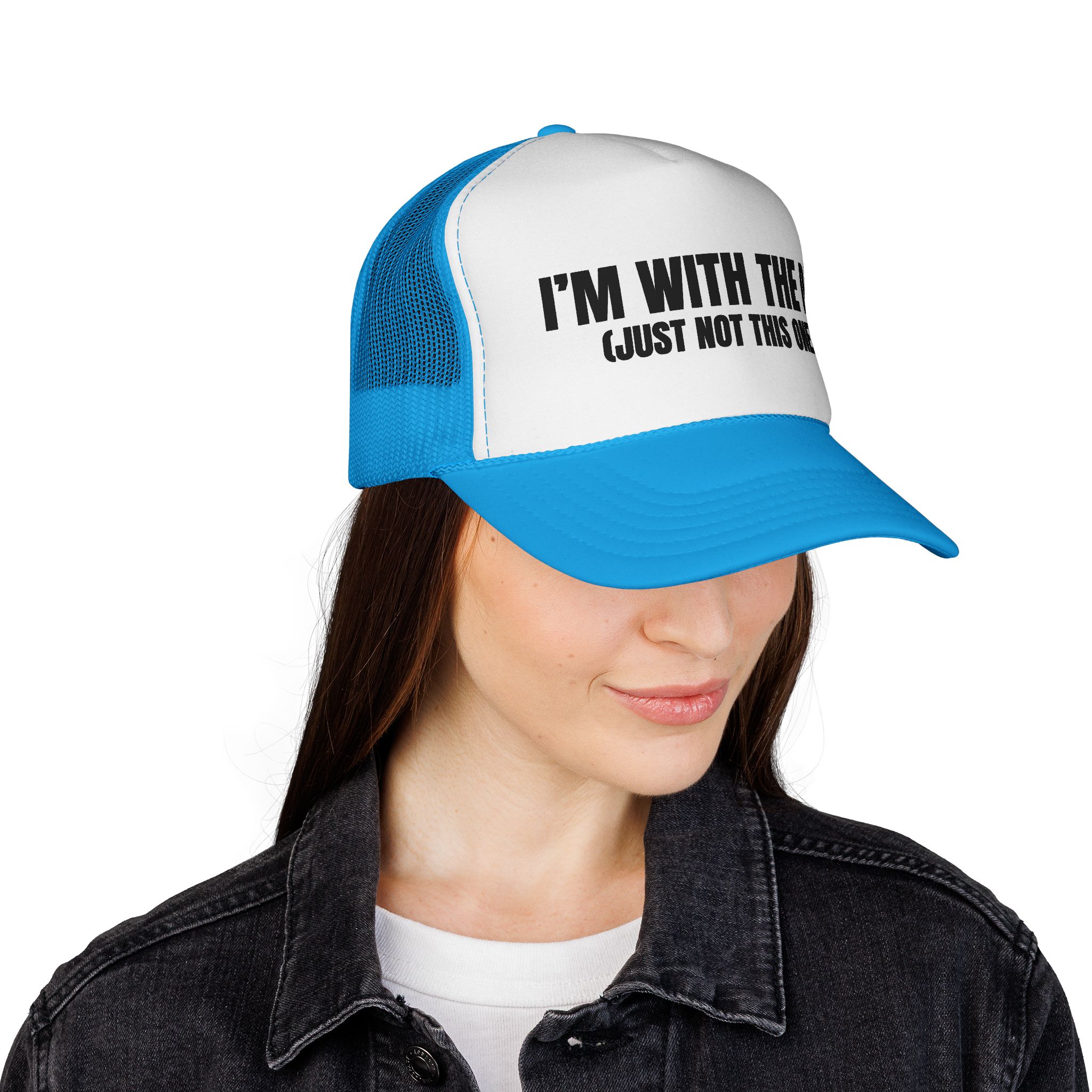 Fun DJ Trucker Cap - I'm with the DJ (Just Not This One) - Image 16