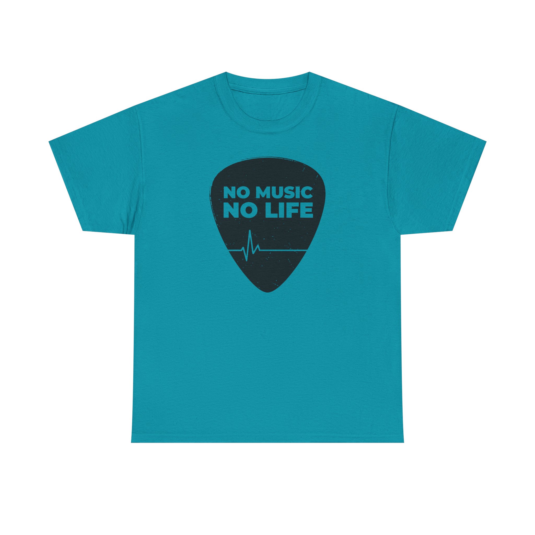 Music Lover Unisex Tee - "No Music No Life" Graphic T-Shirt - Image 37
