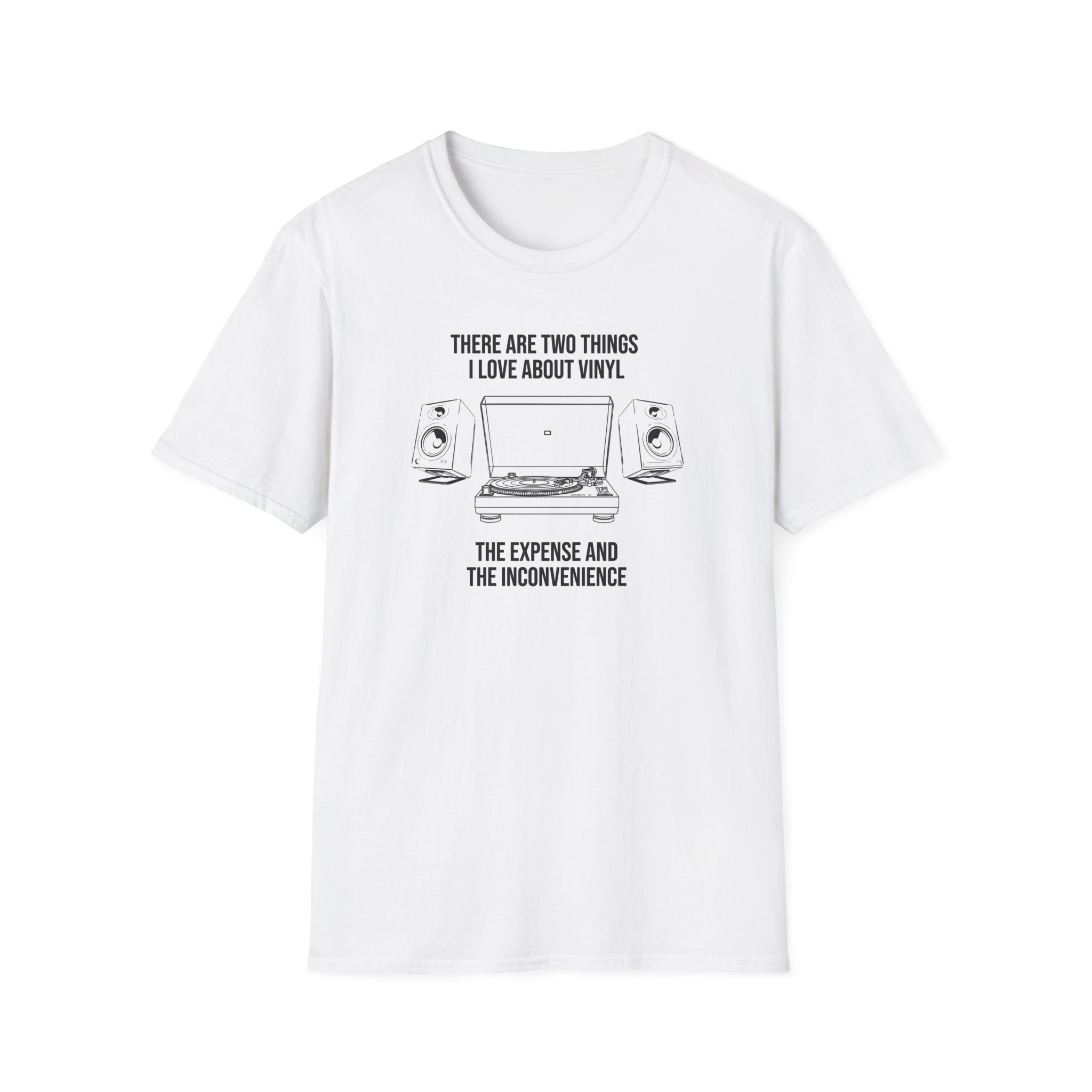 Vinyl Lover Unisex Softstyle T-Shirt - Music Junkie Tee - Image 5