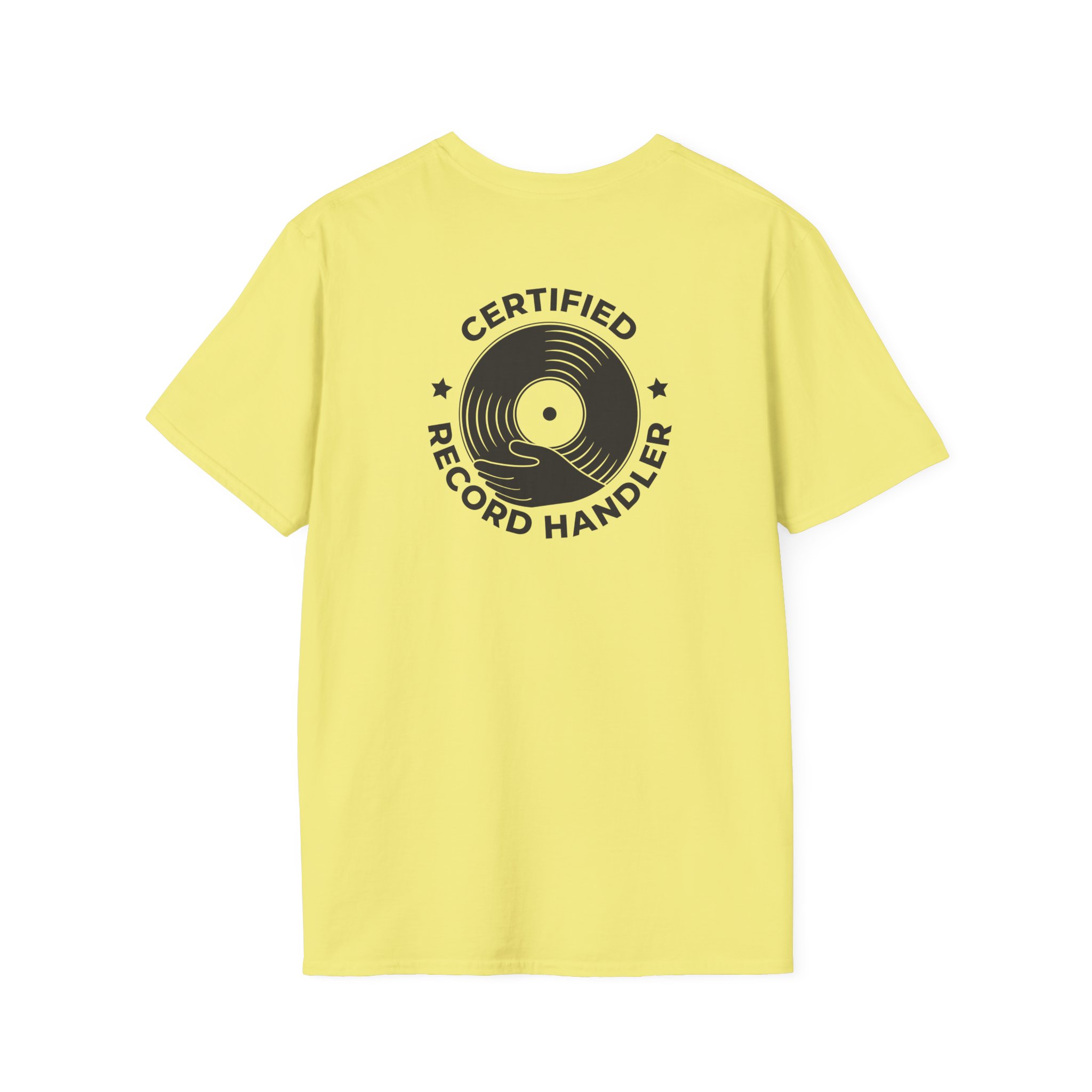 Certified Record Handler T-Shirt — Retro Vinyl DJ Tee - Image 3