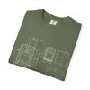 Blueprint Camera Unisex T-Shirt, Casual Wear, Artist Gift, Photography Tee, Unique Apparel, Comfortable Style - Thumbnail Image 25