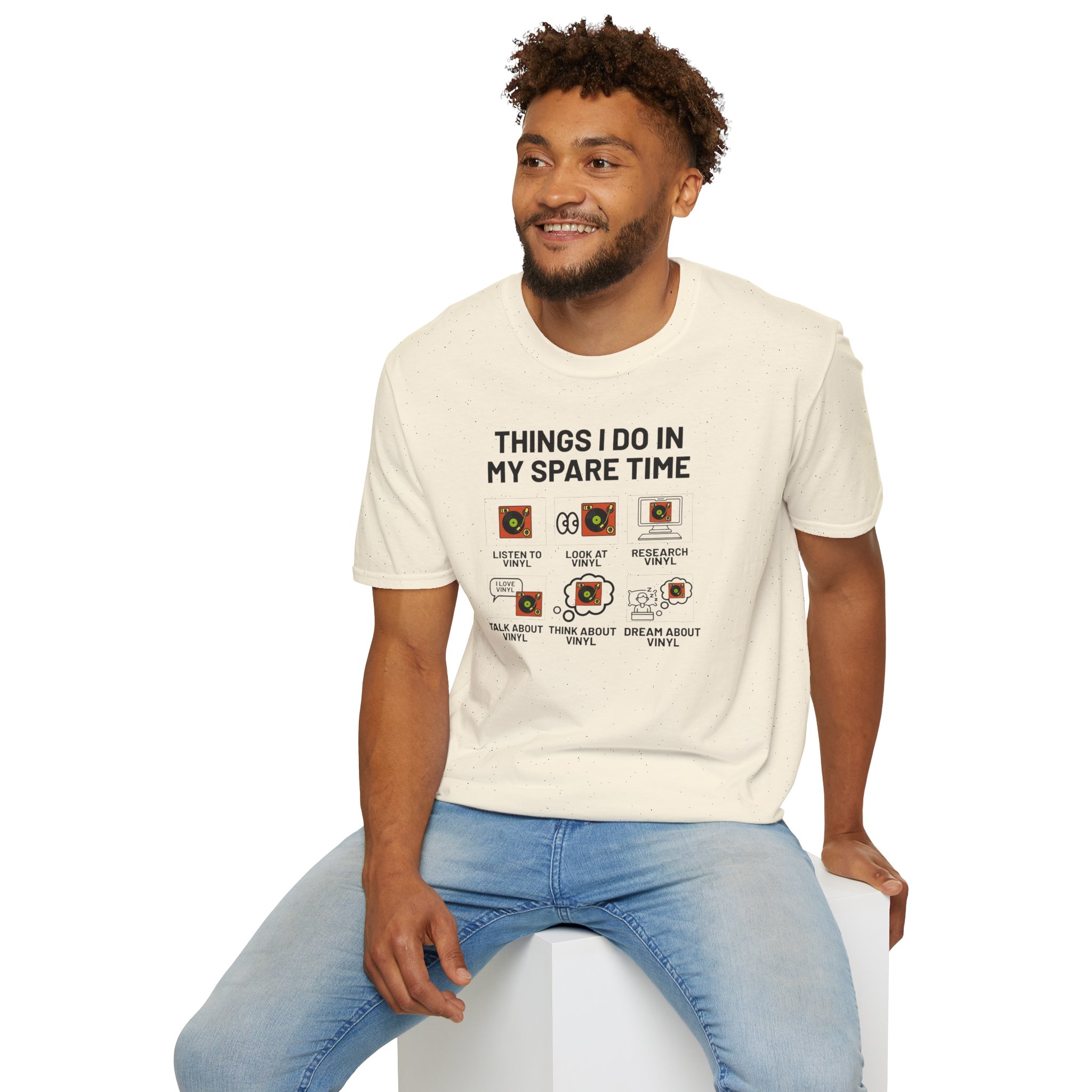Things I Do In My Spare Time T-Shirt — Funny Hobbies Graphic Tee - Image 54