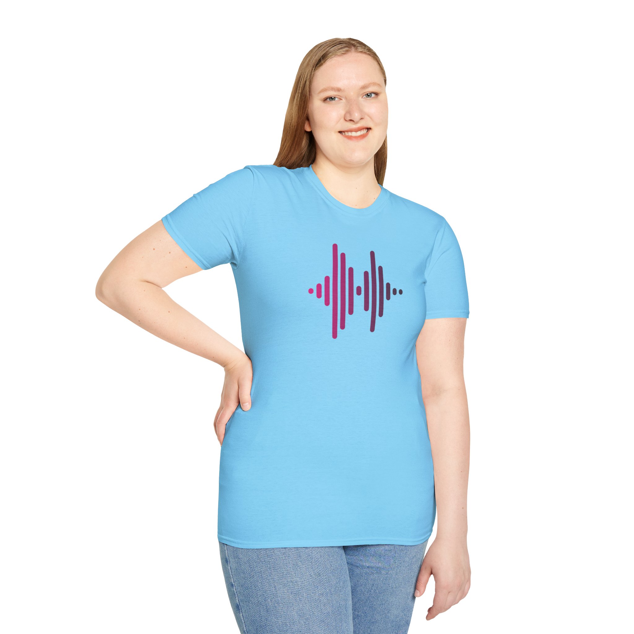 Audio Waveform Graphic Tee — Gradient Soundwave T-Shirt - Image 117