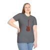 Electric Guitar Graphic T-Shirt — Red Psychedelic Music Tee - Thumbnail Image 68