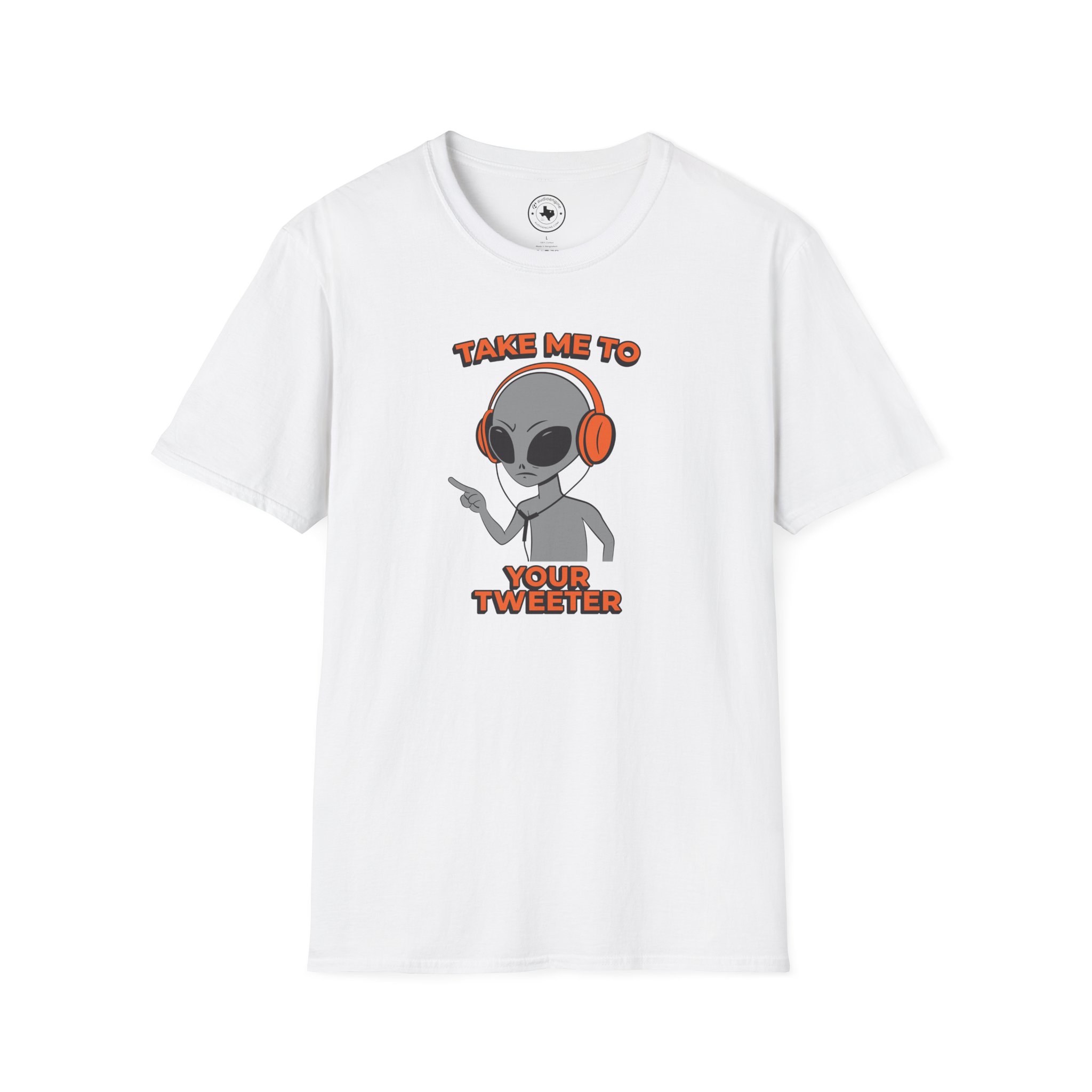 Alien DJ T-Shirt — "Take Me To Your Tweeter" Graphic Tee - Image 7