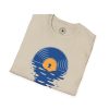 Sunset Vinyl Record T‑Shirt — Retro Music Lake Graphic Tee - Thumbnail Image 37