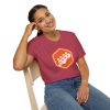 Orange Bass Guitar Badge T-Shirt — Retro Musician Tee for Bass Players - Thumbnail Image 125