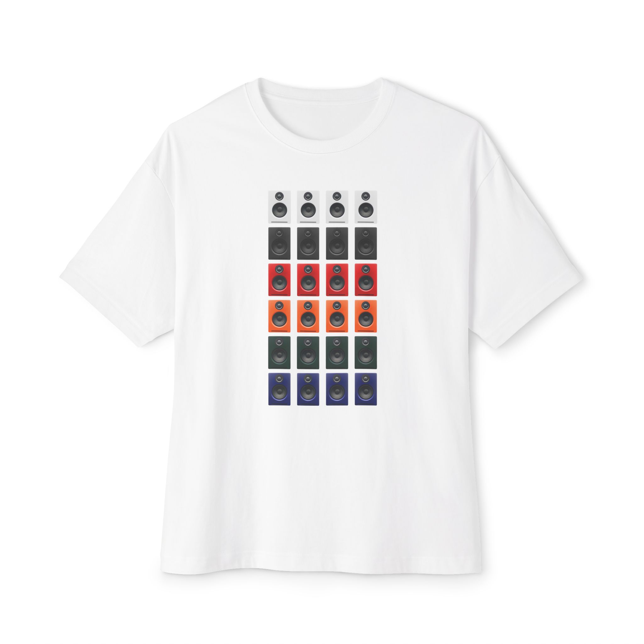 Copy of Retro Vibes Unisex Oversized Boxy Tee, Music Lover Shirt, Festival Attire, Comfortable Casual Tee, Graphic Tee for Every Day - Image 7