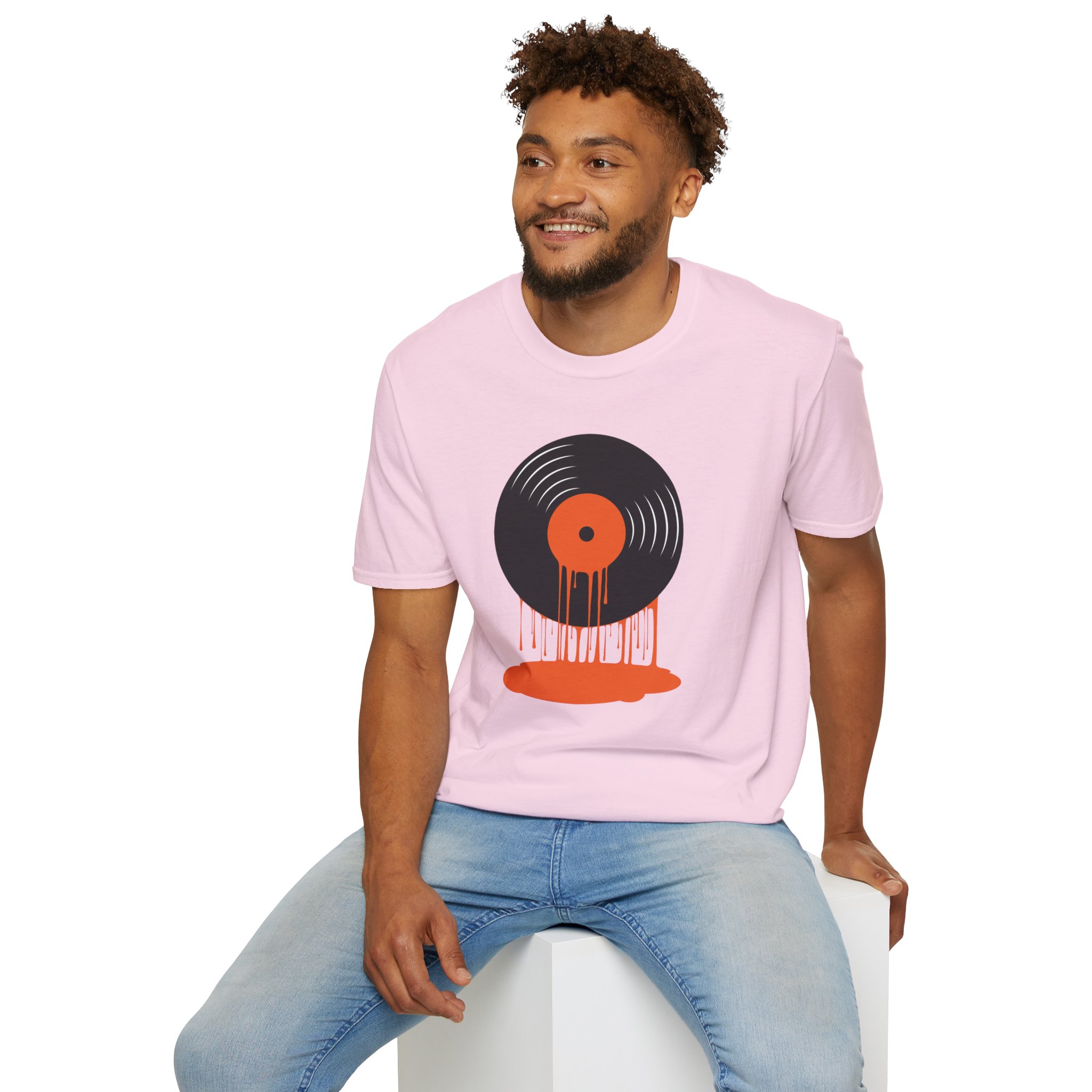Vinyl Record Drip T-Shirt — Retro Music Tee - Image 128