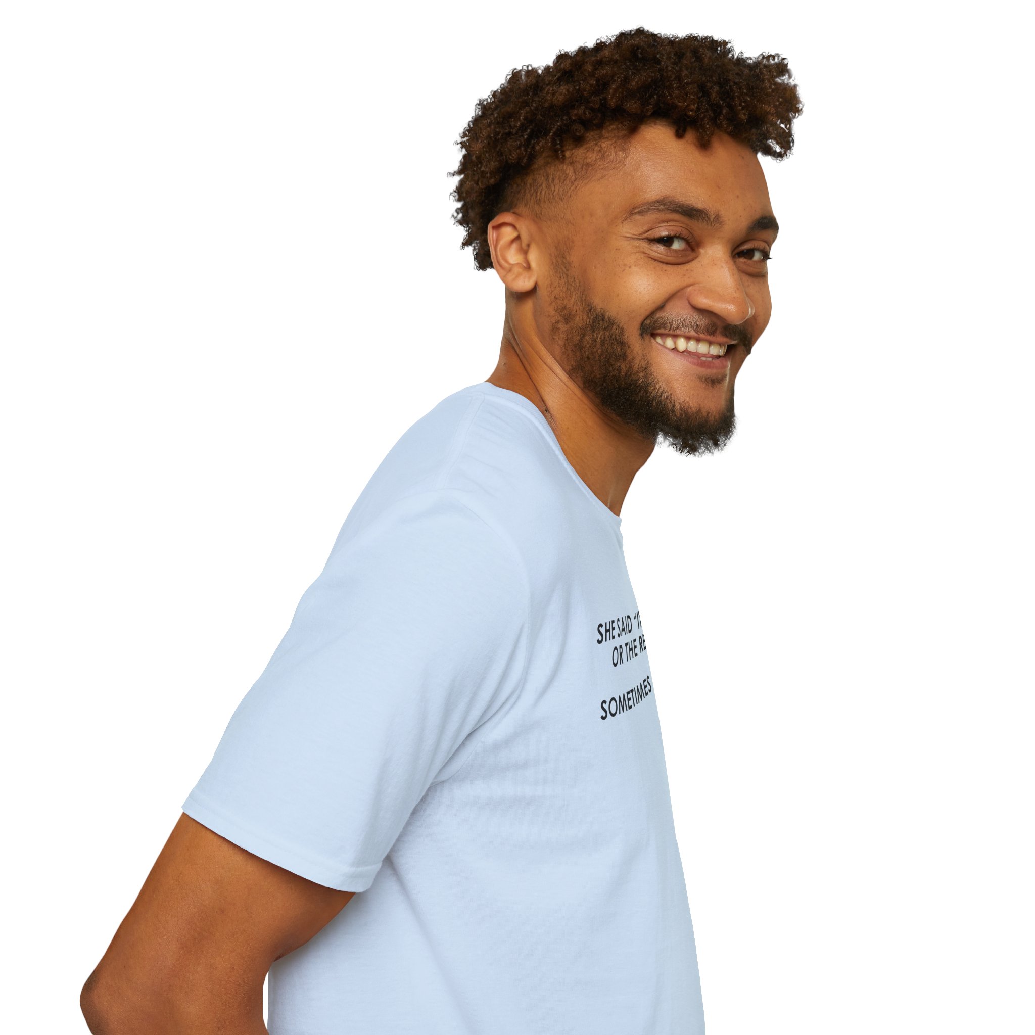 T-Shirt — “She Said ‘It’s Either Me or the Records.’ Sometimes I Miss Her.” Graphic Tee - Image 111
