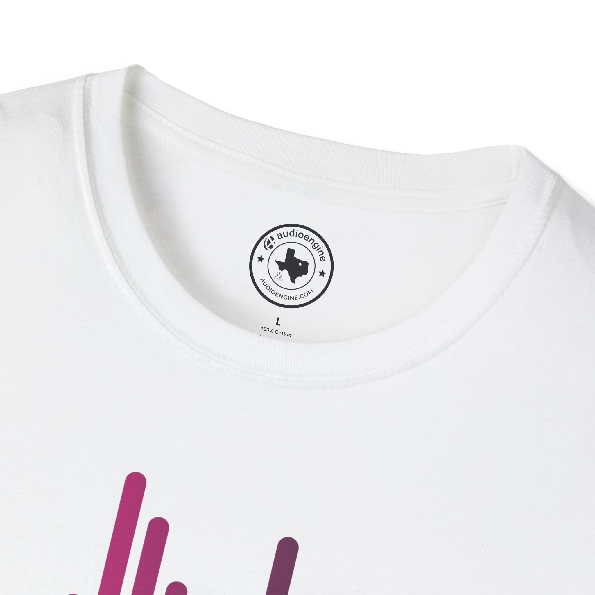 Audio Waveform Graphic Tee — Gradient Soundwave T-Shirt - Image 11