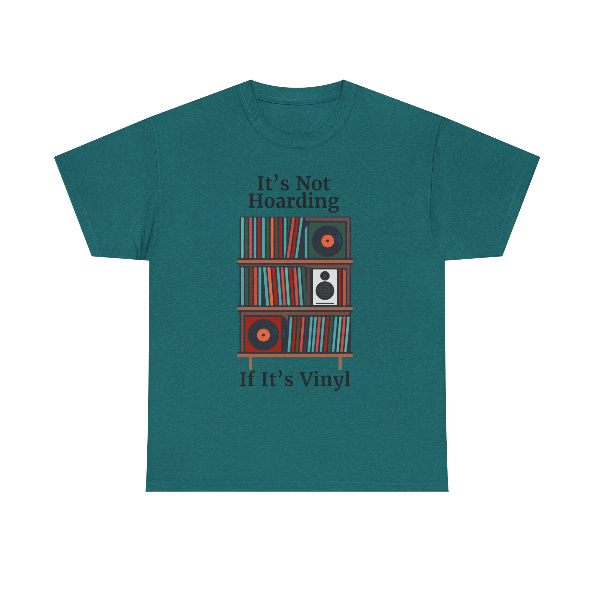 Vinyl Lover's Tee, Music Enthusiast Shirt, Record Collector Gift, Unique Vinyl Print T-Shirt, It's Not Hoarding If It's Vinyl - Image 33
