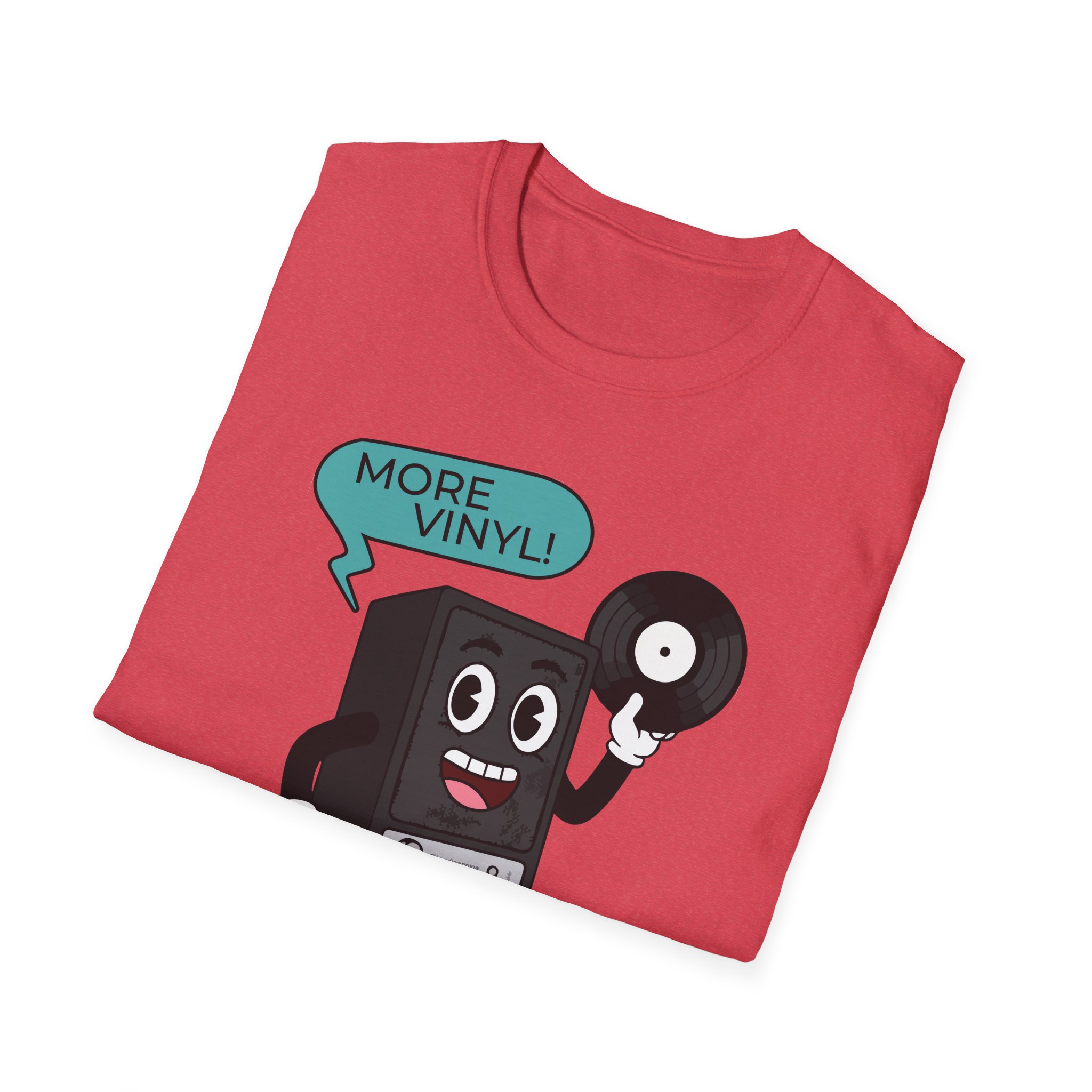 Vinyl Music Lover T-Shirt - More Vinyl Design - Image 56