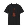 Electric Guitar Graphic T‑Shirt — Red Pattern Rock Music Tee - Thumbnail Image 21