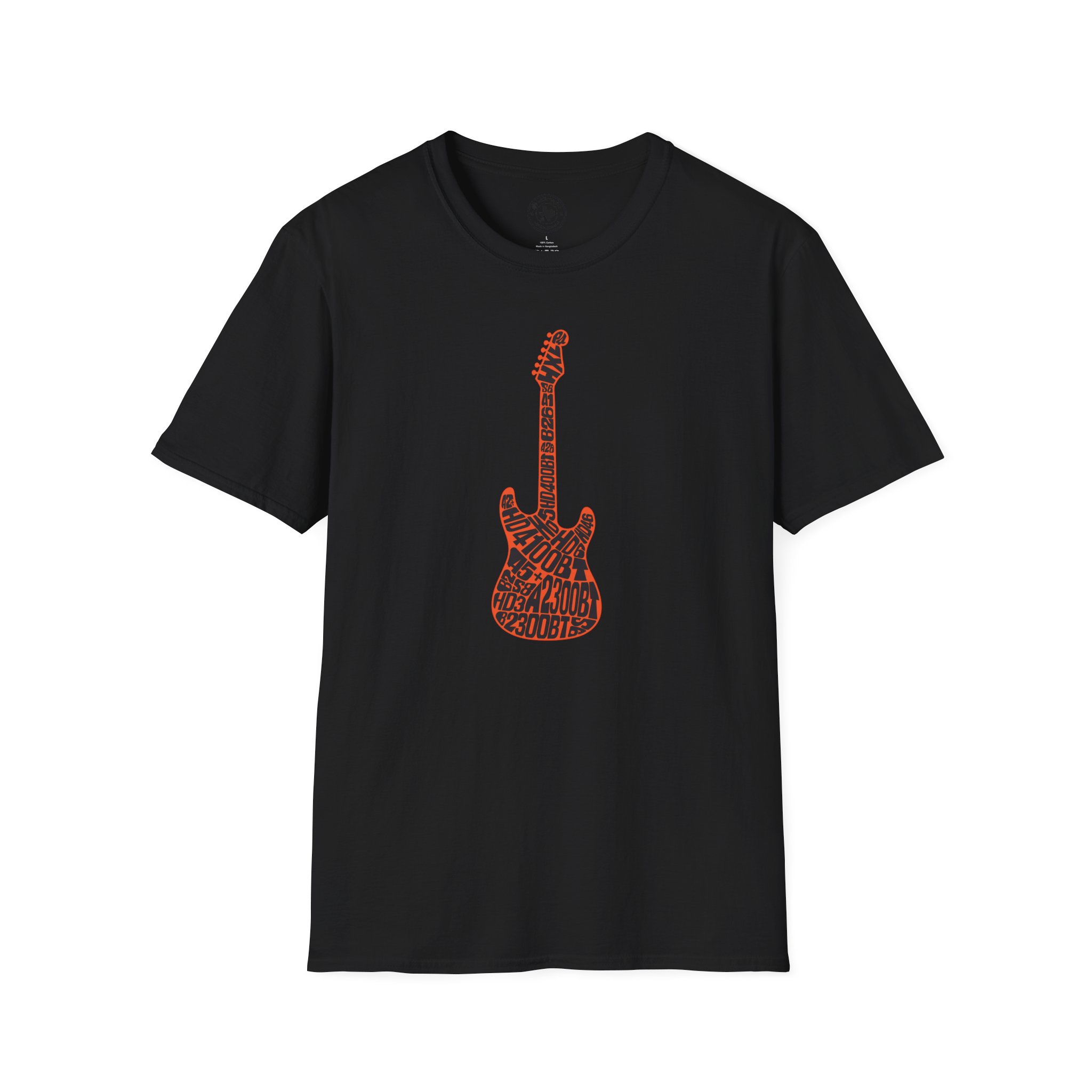 Electric Guitar Graphic T‑Shirt — Red Pattern Rock Music Tee - Image 21