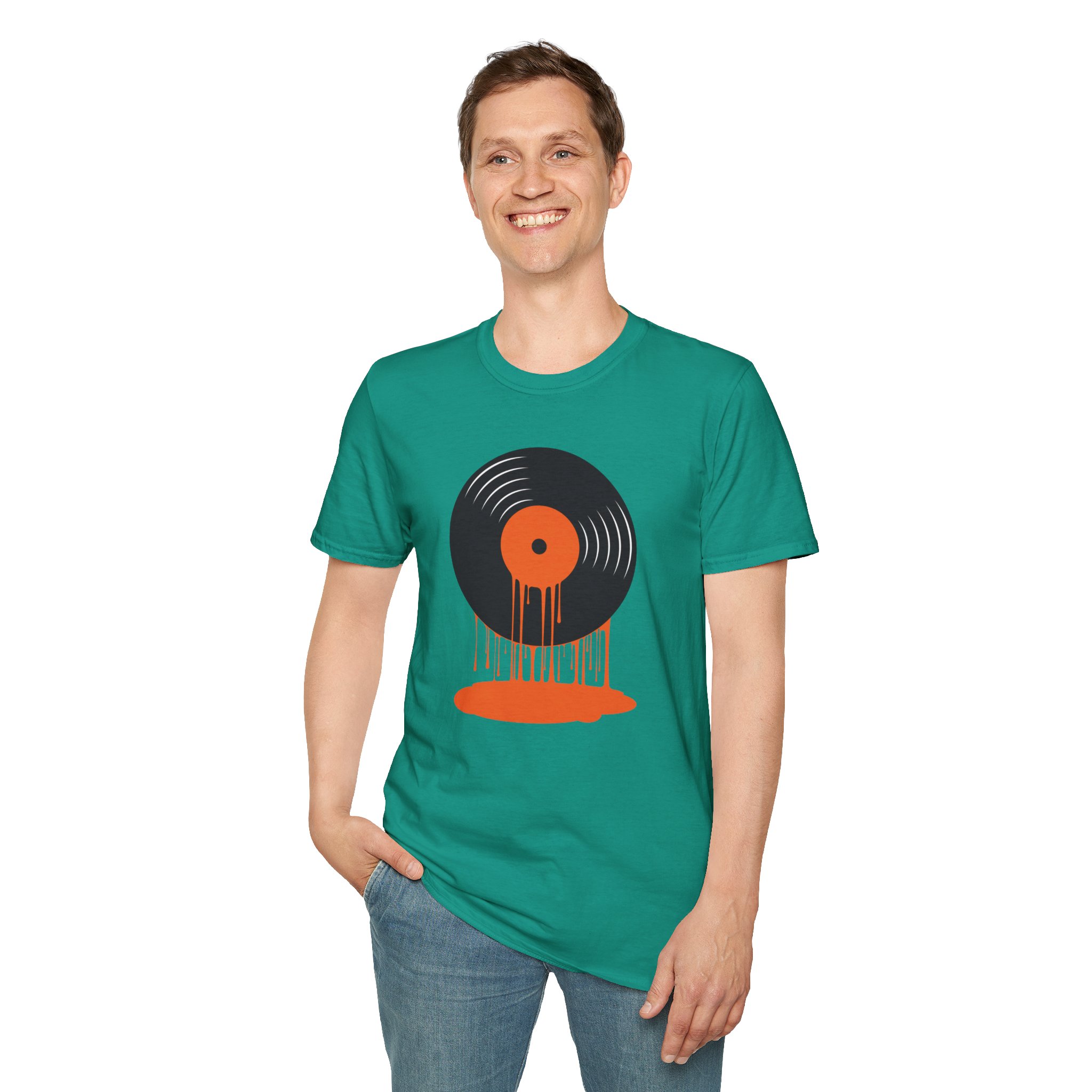 Vinyl Record Drip T-Shirt — Retro Music Tee - Image 76