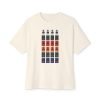 Copy of Retro Vibes Unisex Oversized Boxy Tee, Music Lover Shirt, Festival Attire, Comfortable Casual Tee, Graphic Tee for Every Day - Thumbnail Image 1