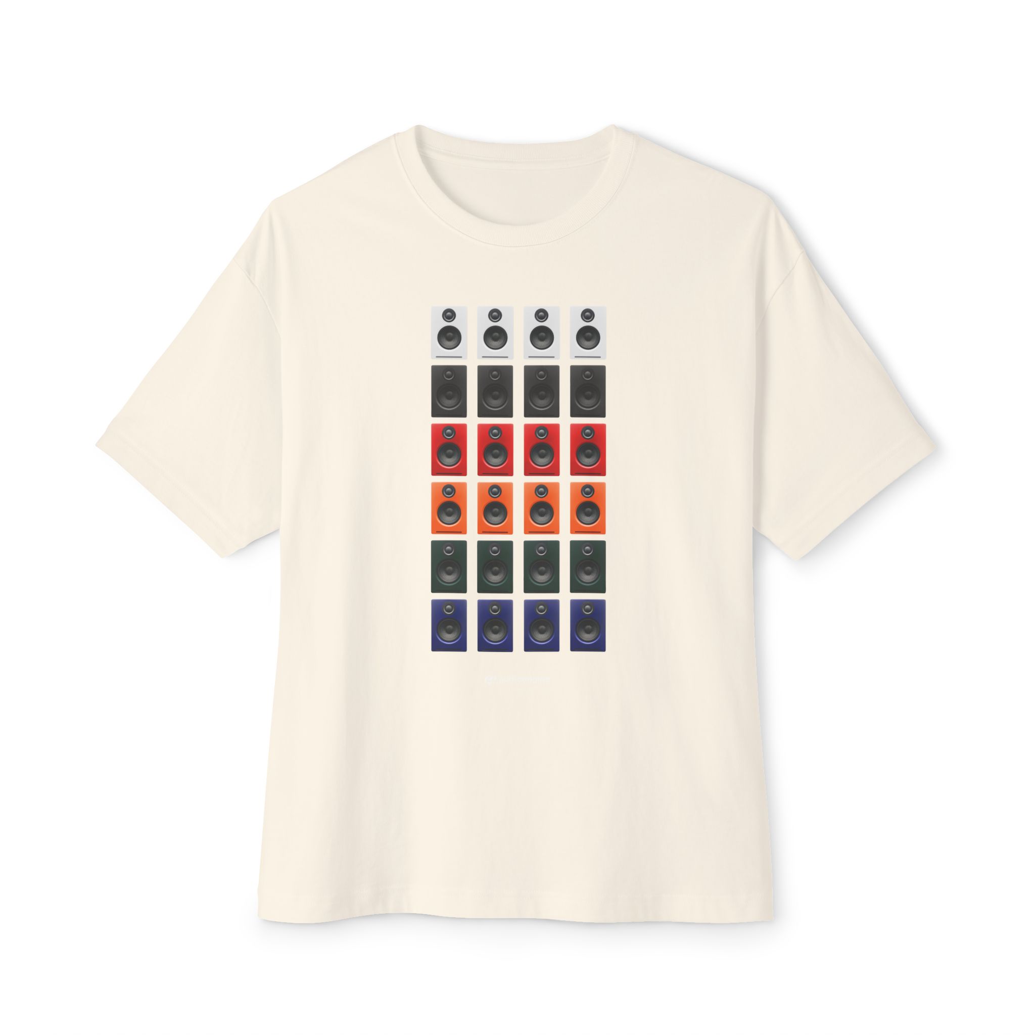Copy of Retro Vibes Unisex Oversized Boxy Tee, Music Lover Shirt, Festival Attire, Comfortable Casual Tee, Graphic Tee for Every Day - Image 1