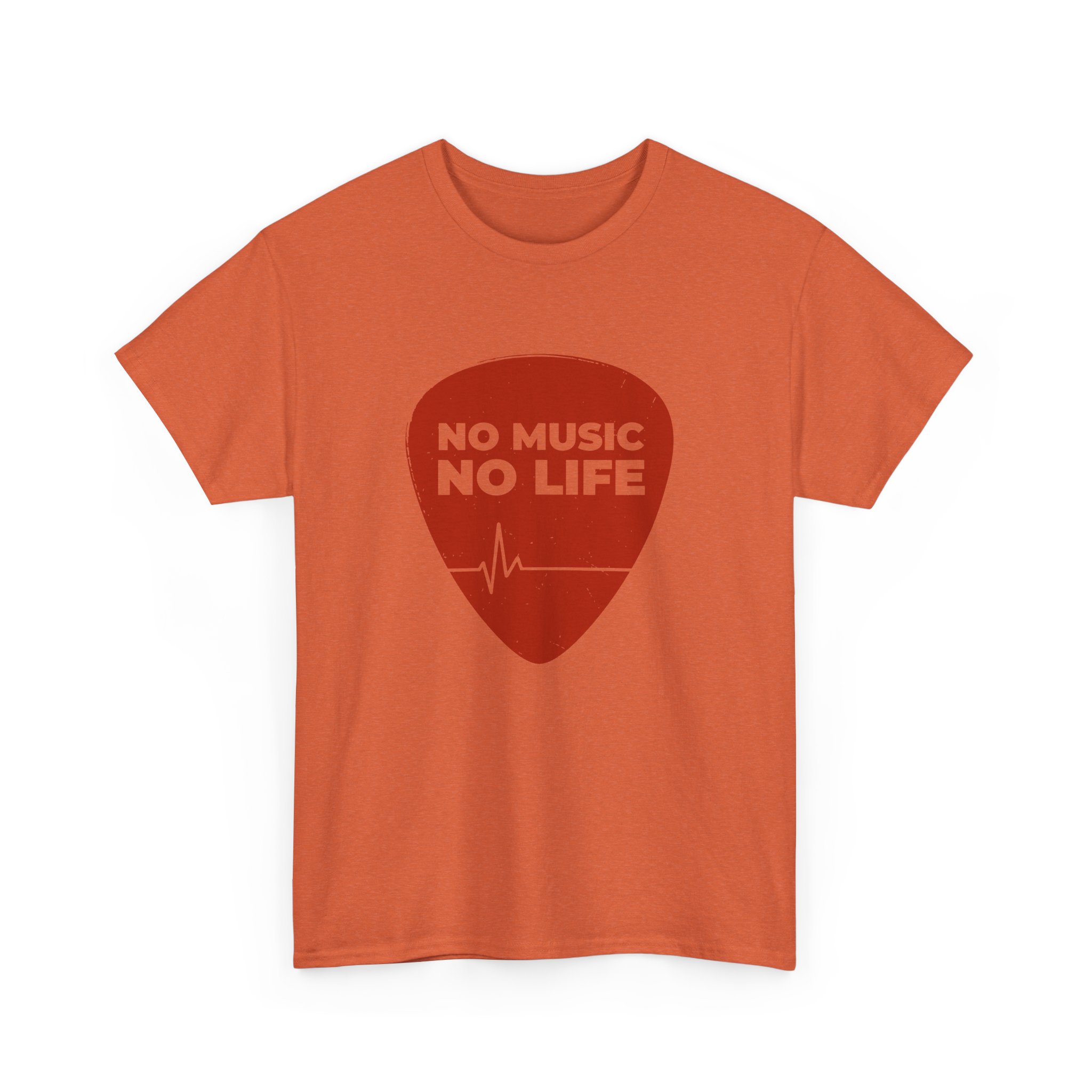 No Music No Life Unisex Heavy Cotton Tee - Image 35