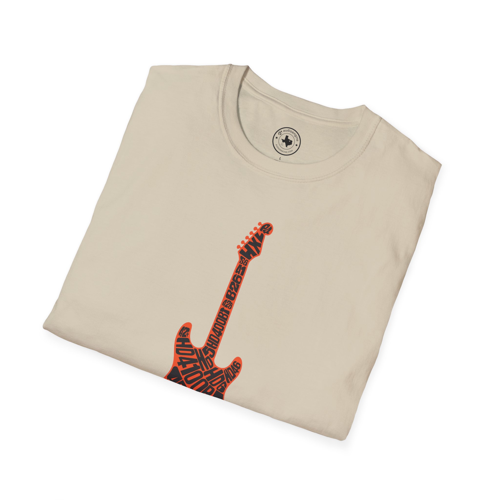 Electric Guitar Graphic T‑Shirt — Red Pattern Rock Music Tee - Image 34