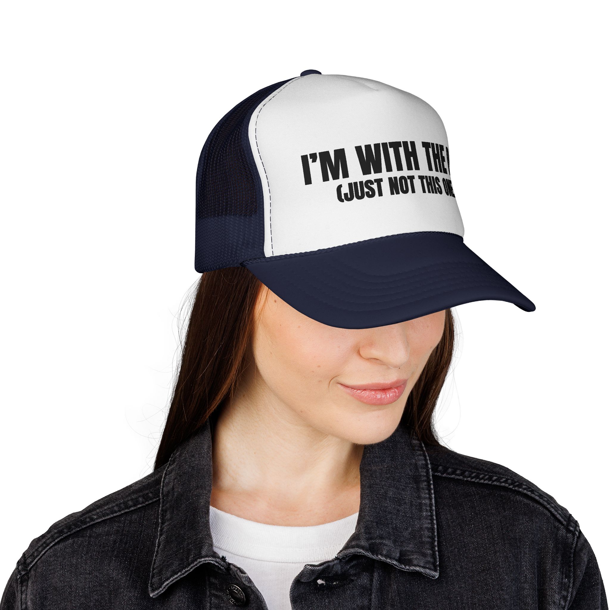 Fun DJ Trucker Cap - I'm with the DJ (Just Not This One) - Image 24