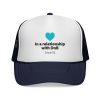 Trucker Cap – "In a Relationship with DnB Since '05" Retro Drum & Bass Hat - Thumbnail Image 1