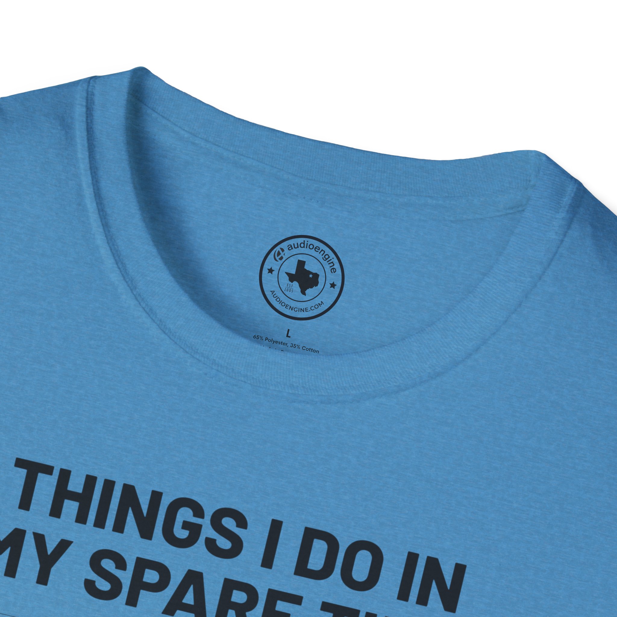 Things I Do In My Spare Time T-Shirt — Funny Hobbies Graphic Tee - Image 4