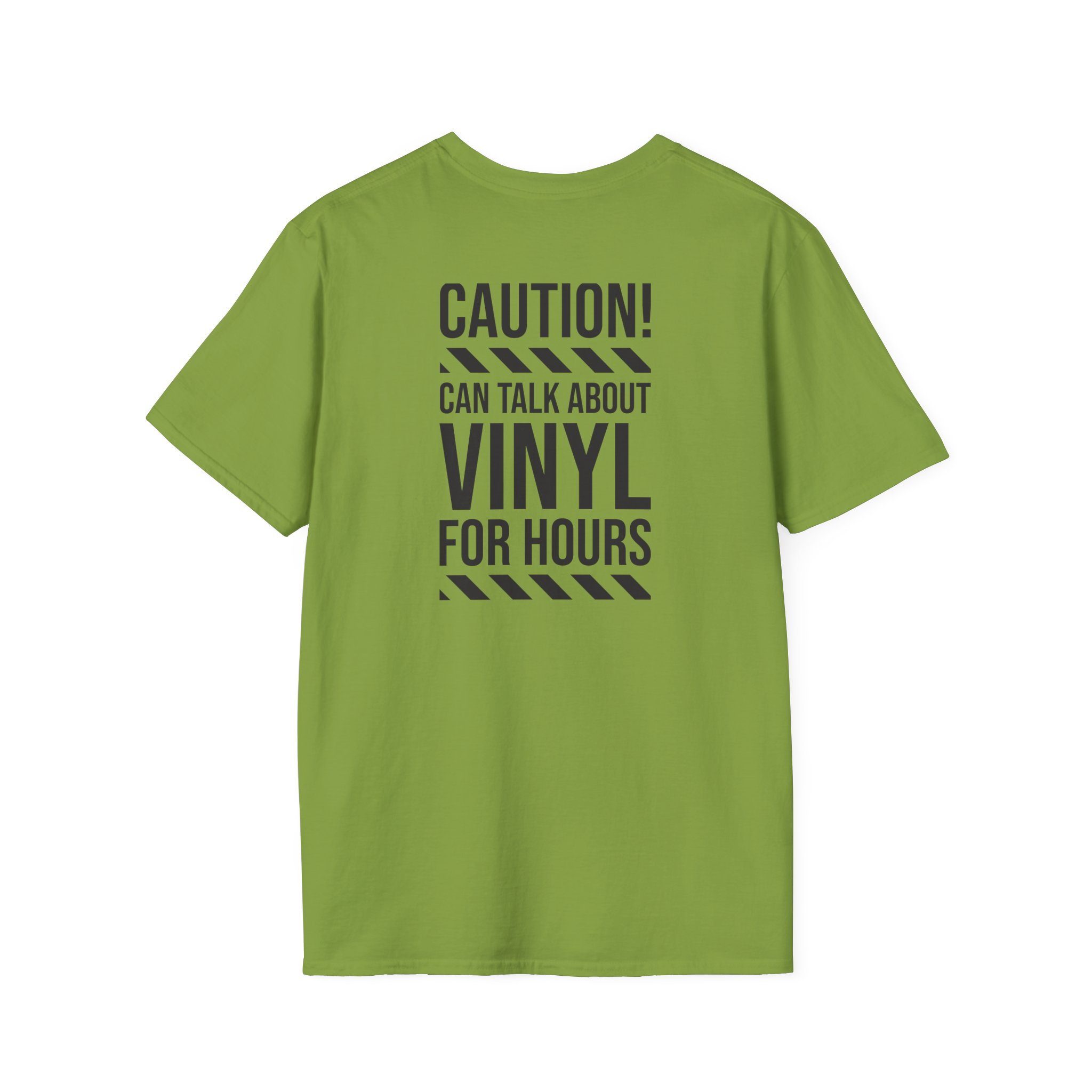 Vinyl Lover T-Shirt — "Caution! Can Talk About Vinyl For Hours" Graphic Tee - Image 62