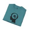 Analog Thoughts T-Shirt — 'Pure Analog Thoughts' Record Head Graphic Tee - Thumbnail Image 4