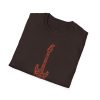 Electric Guitar Graphic T‑Shirt — Red Pattern Rock Music Tee - Thumbnail Image 5