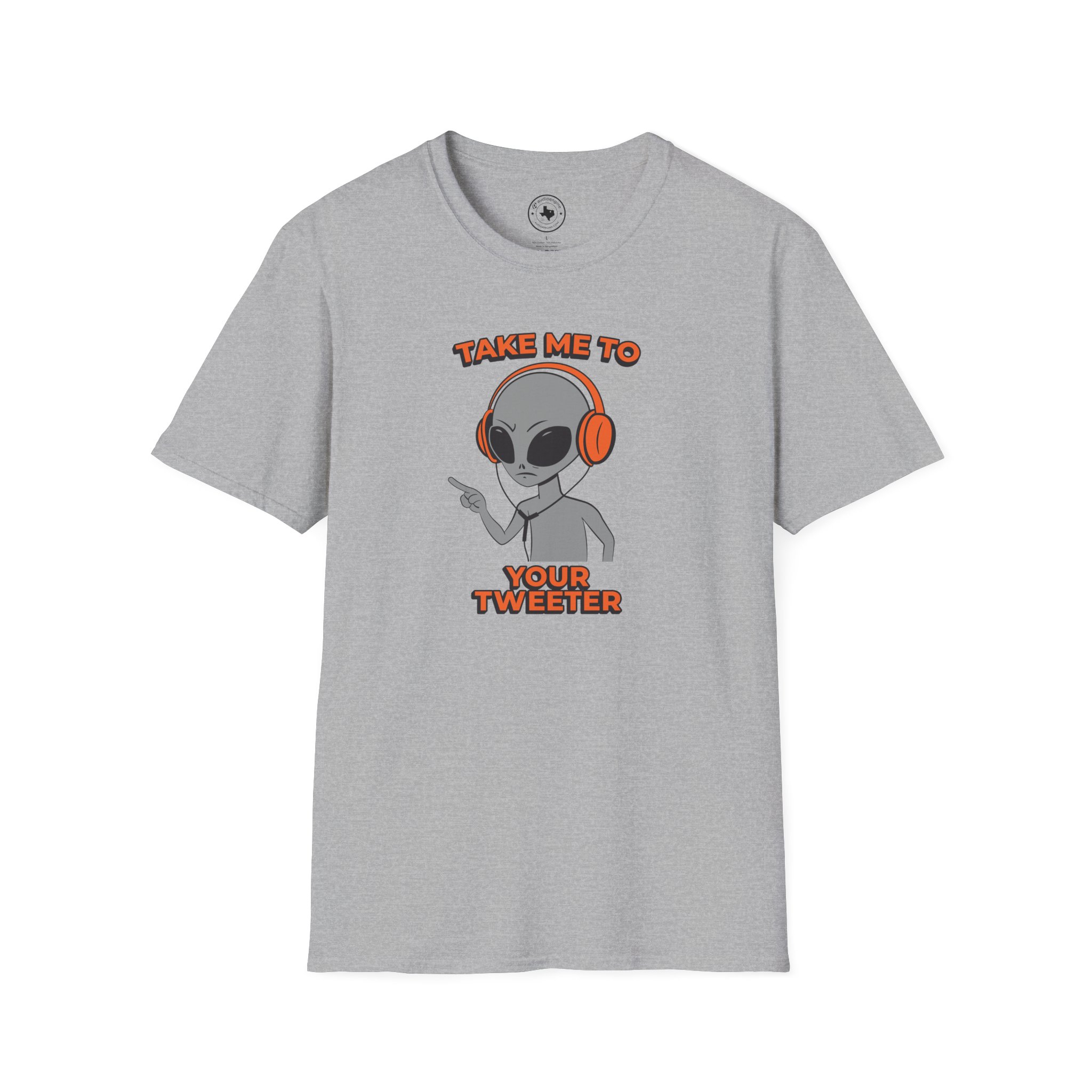 Alien DJ T-Shirt — "Take Me To Your Tweeter" Graphic Tee - Image 31