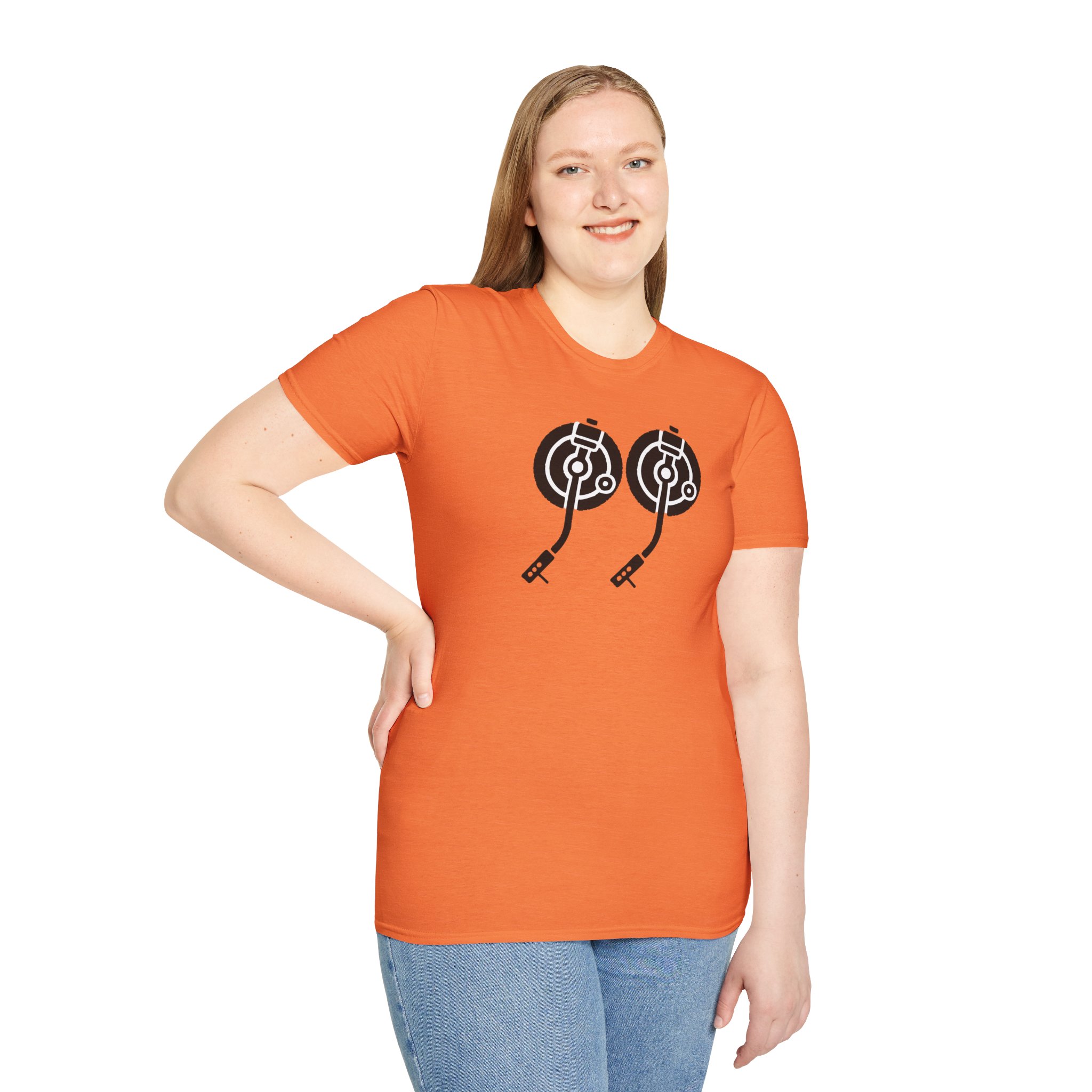 Record Player Turntable Tee — Retro DJ Vinyl Graphic T-Shirt - Image 25