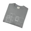 Blueprint Camera Unisex T-Shirt, Casual Wear, Artist Gift, Photography Tee, Unique Apparel, Comfortable Style - Thumbnail Image 22