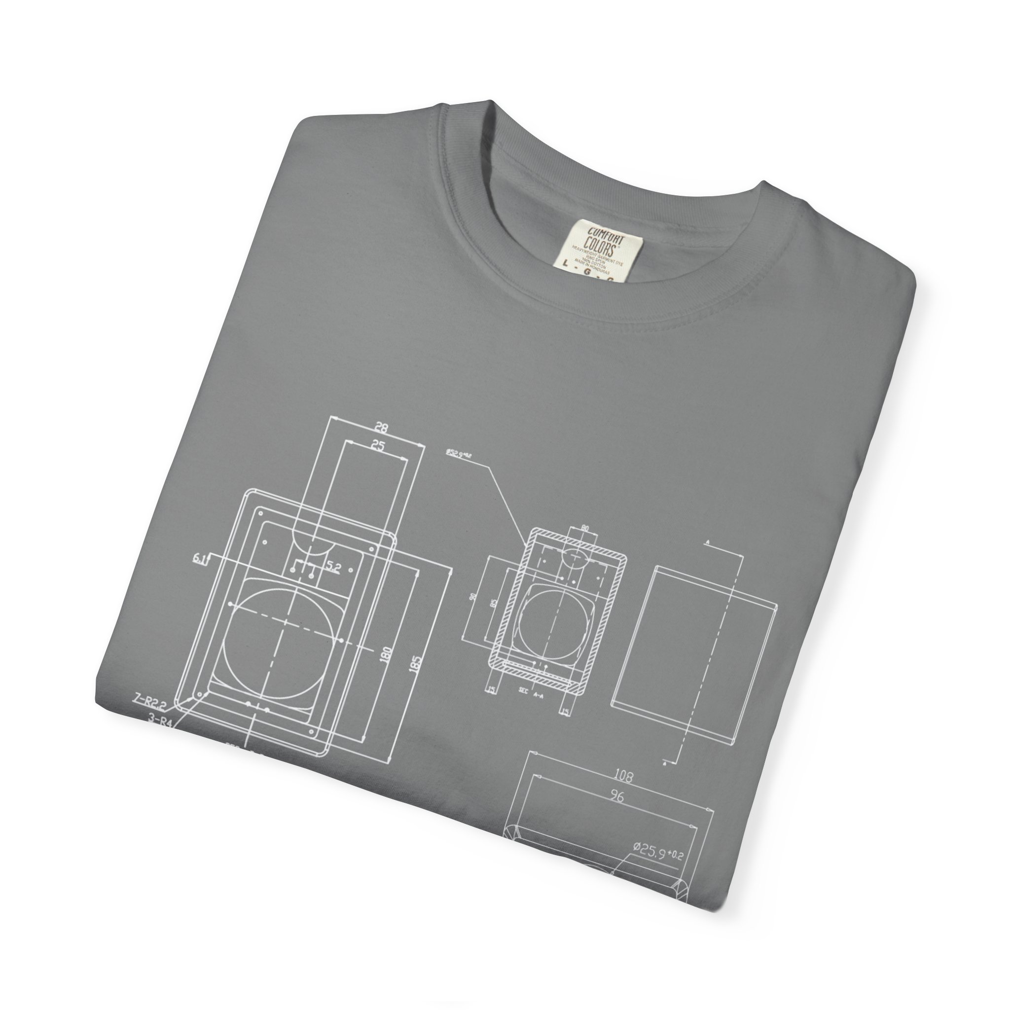 Blueprint Camera Unisex T-Shirt, Casual Wear, Artist Gift, Photography Tee, Unique Apparel, Comfortable Style - Image 22