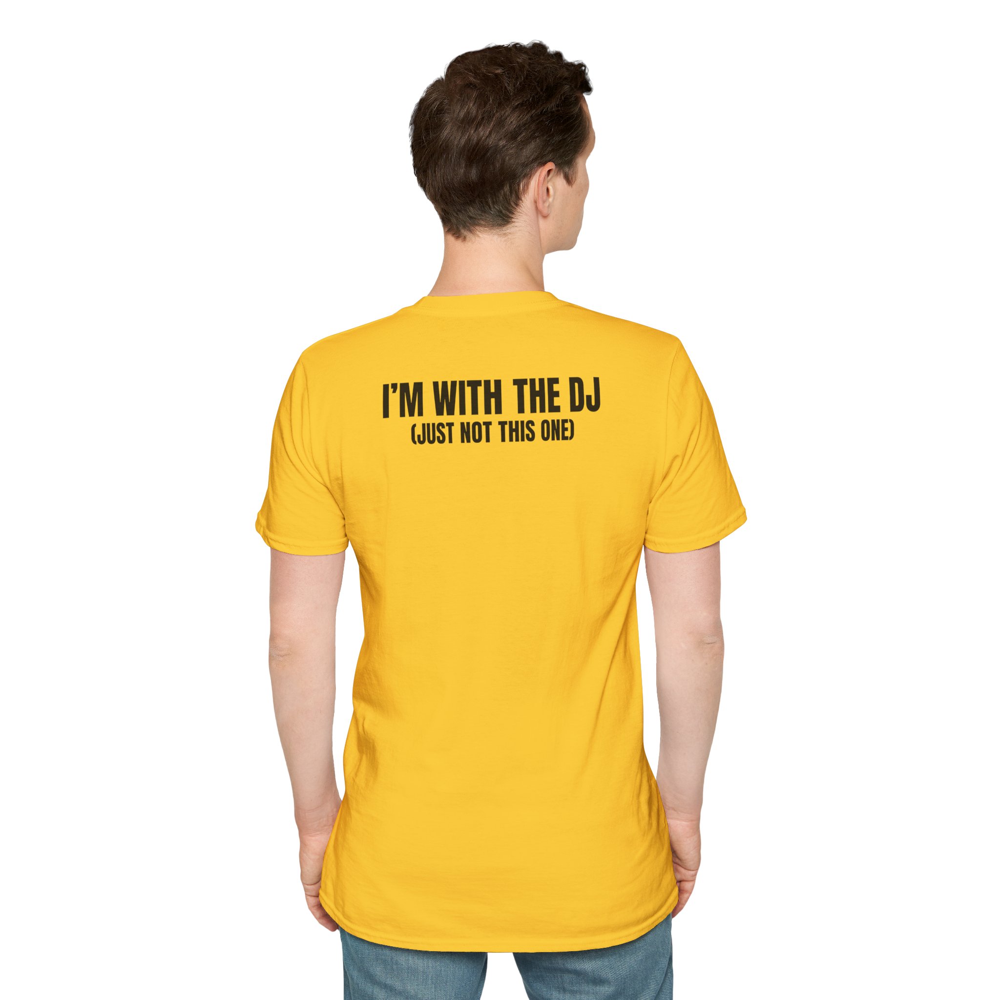 DJ Humor Unisex Softstyle T-Shirt - Perfect for Music Lovers - Image 60