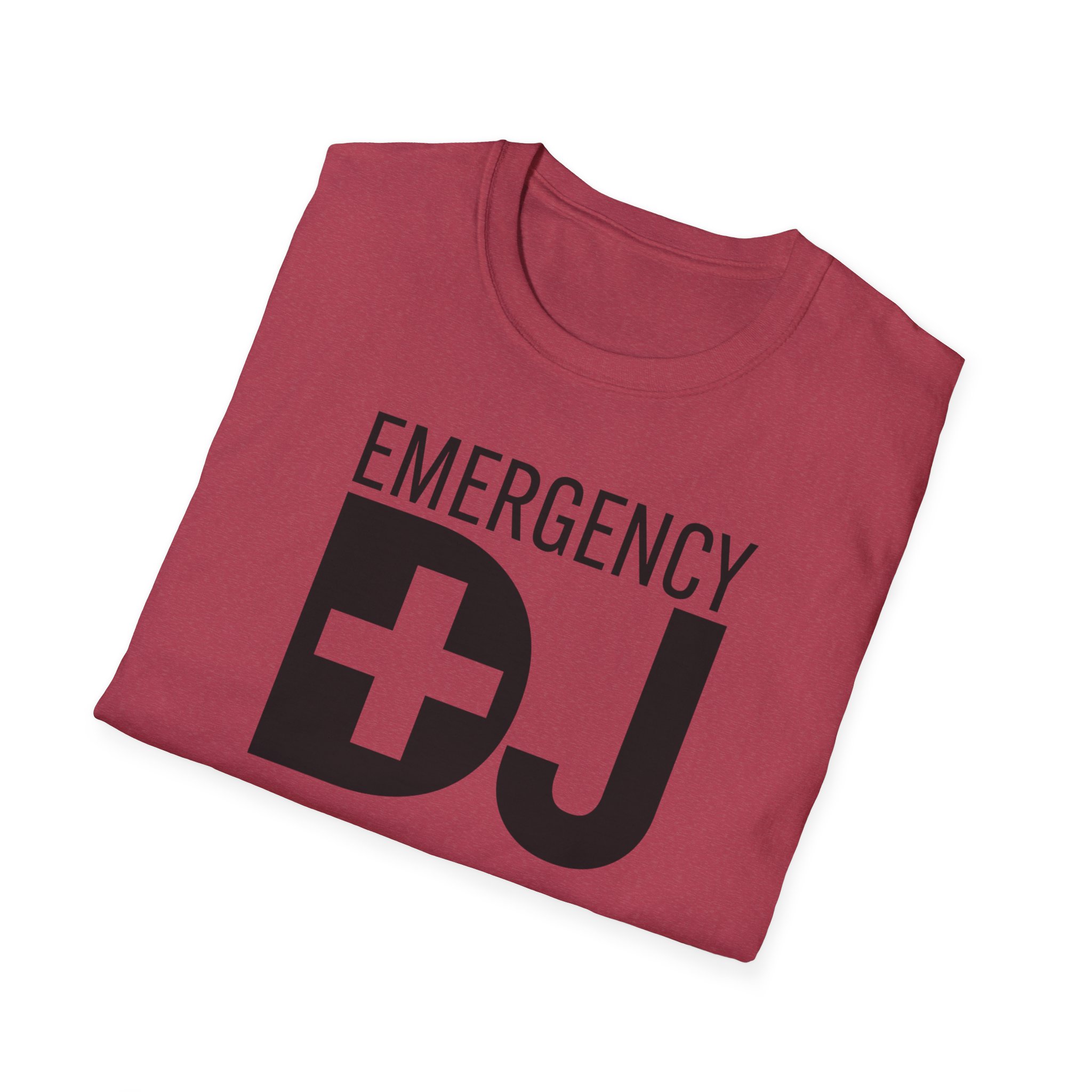 Emergency DJ Unisex Softstyle T-Shirt - Perfect for Music Lovers and Events - Image 56