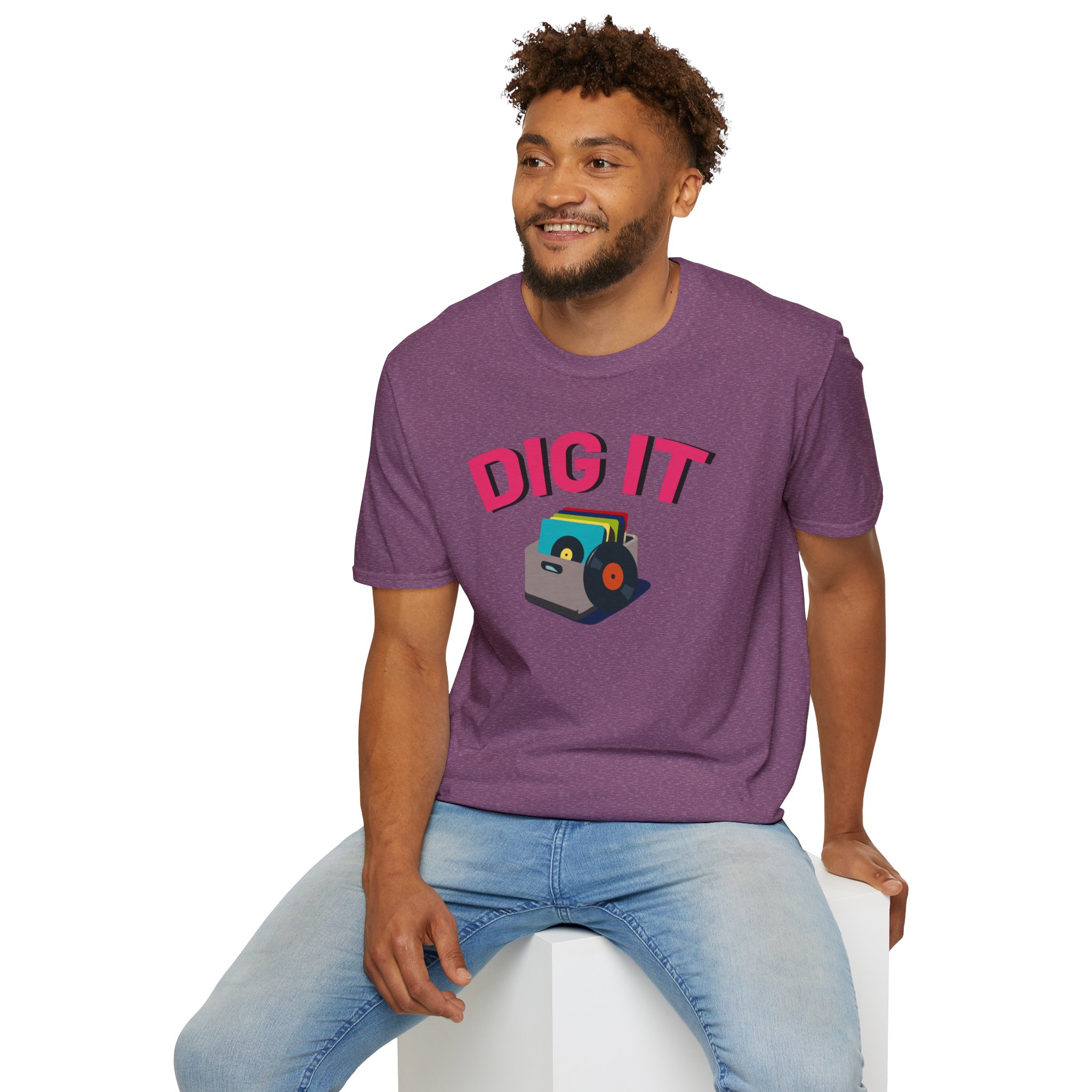 Dig It T-Shirt — Retro Excavator Graphic Tee - Image 9
