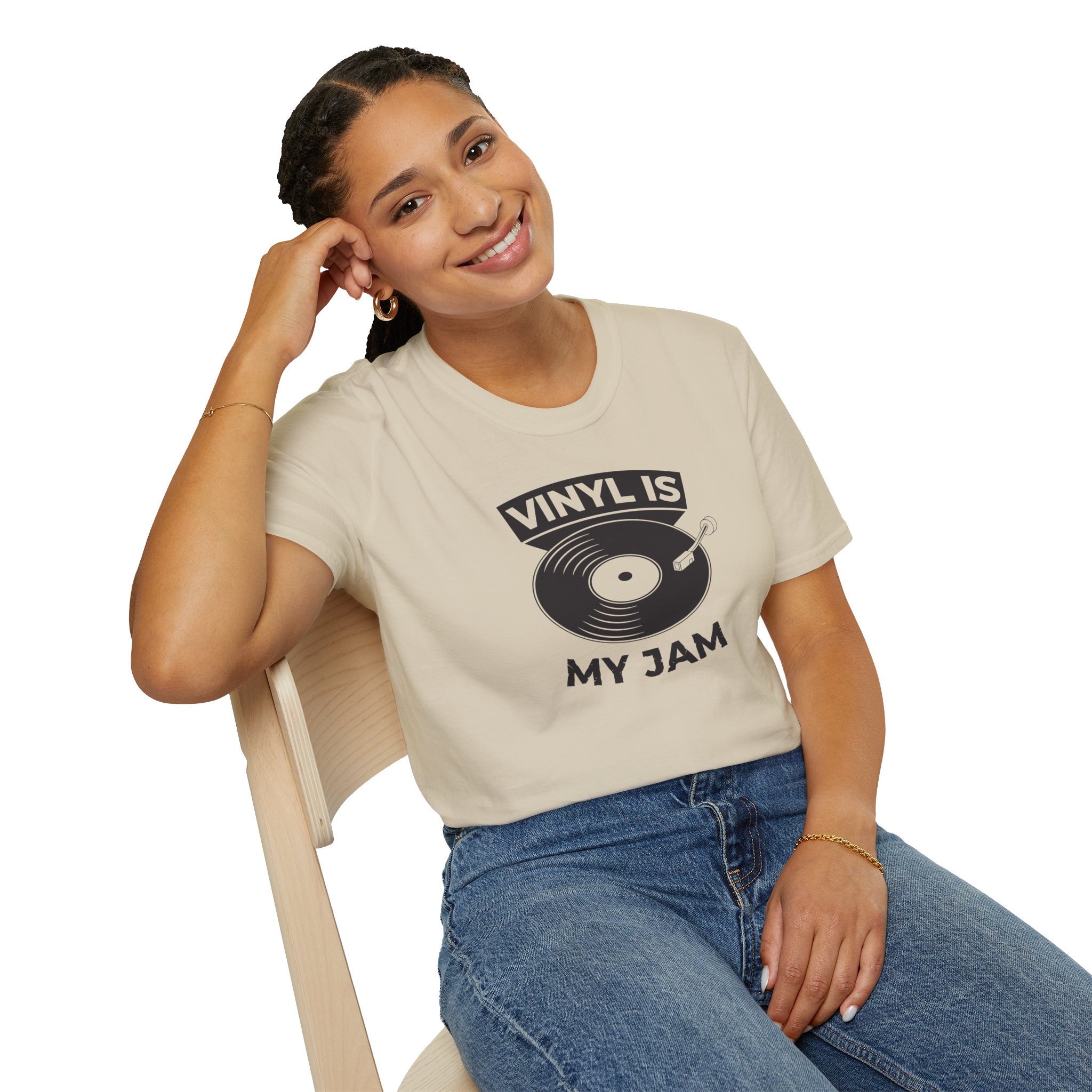 Vinyl Is My Jam T-Shirt — Retro Record Lover Tee - Image 23
