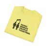 Music Brings People Together Unisex Softstyle T-Shirt - Thumbnail Image 20