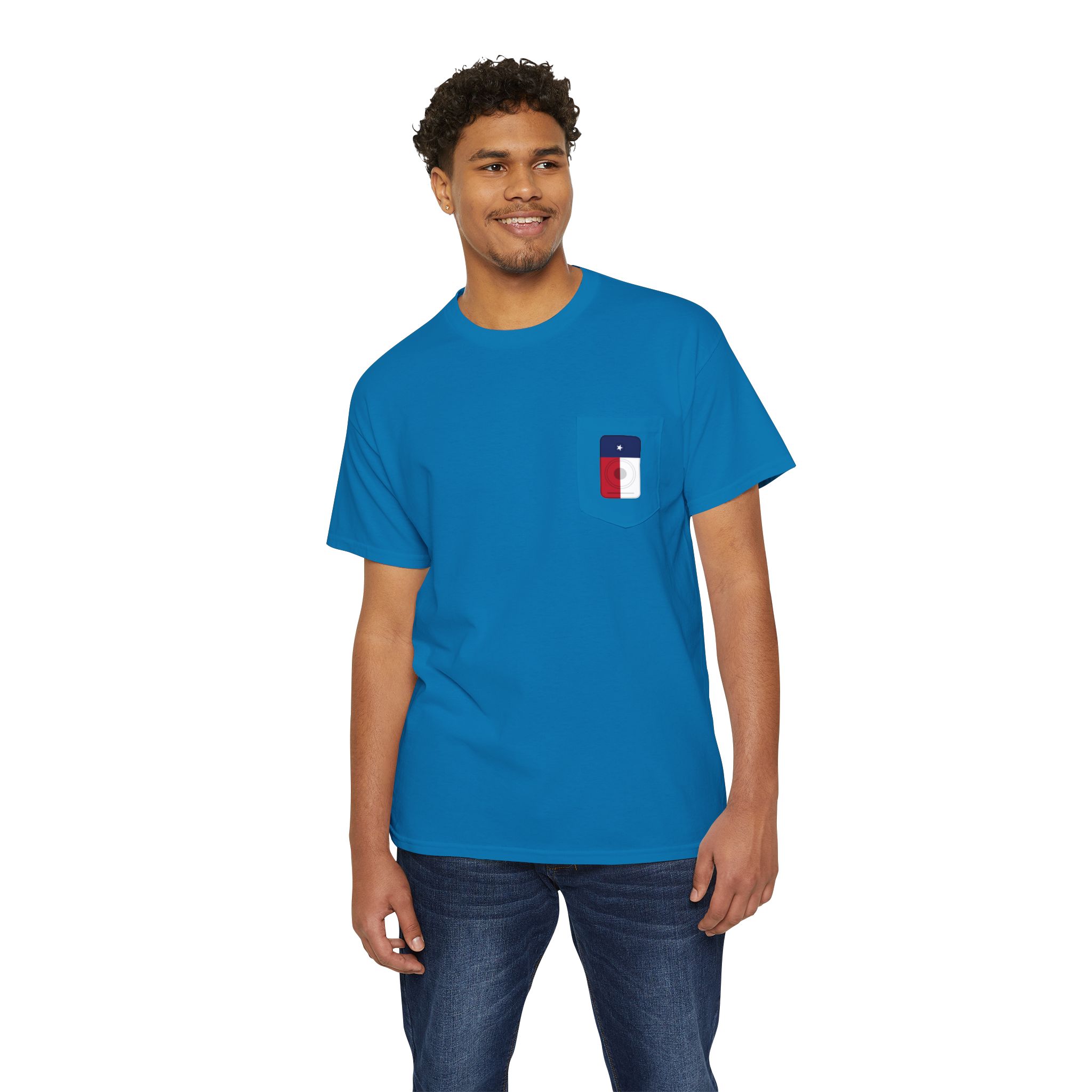 Texas Flag Pocket Tee for Casual Days - Image 15