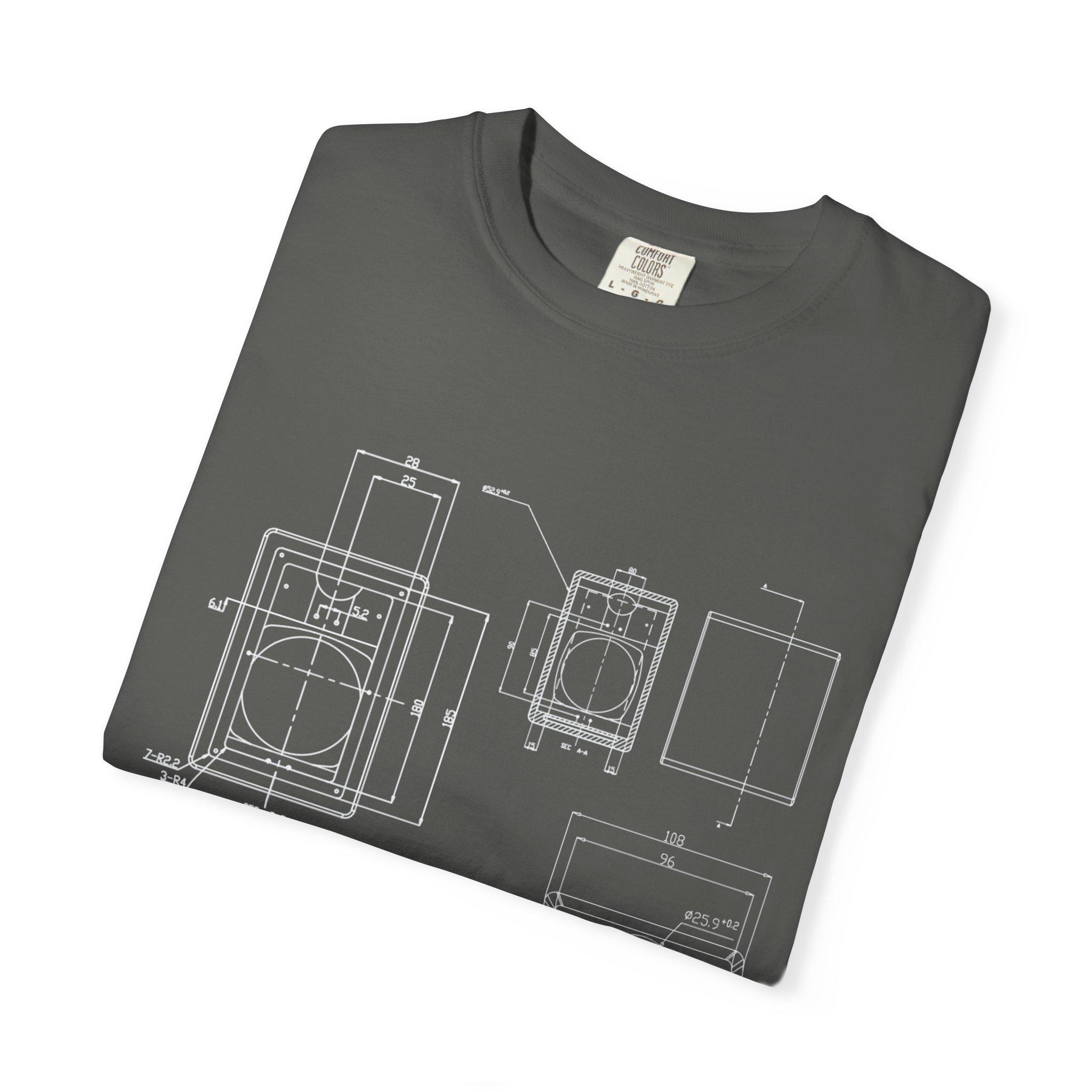 Blueprint Camera Unisex T-Shirt, Casual Wear, Artist Gift, Photography Tee, Unique Apparel, Comfortable Style - Image 19