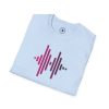 Audio Waveform Graphic Tee — Gradient Soundwave T-Shirt - Thumbnail Image 5