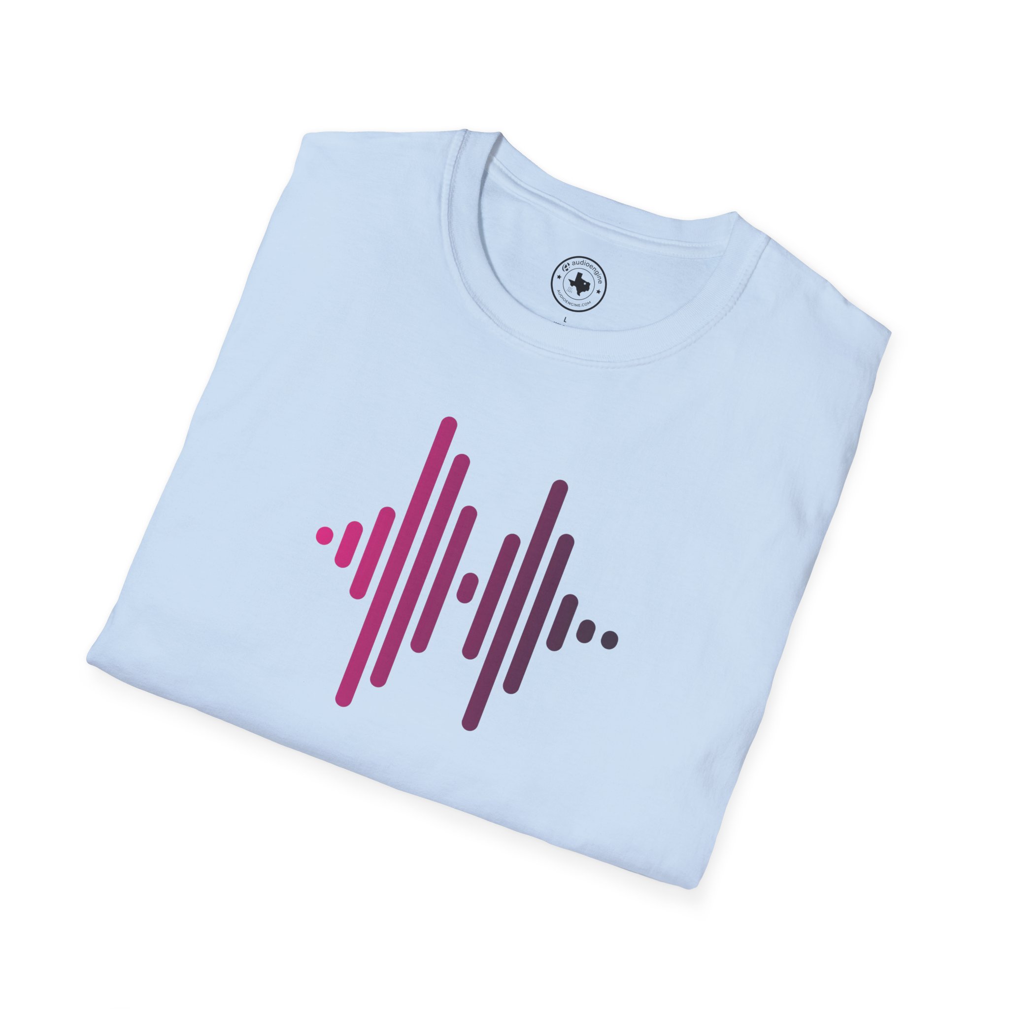 Audio Waveform Graphic Tee — Gradient Soundwave T-Shirt - Image 5
