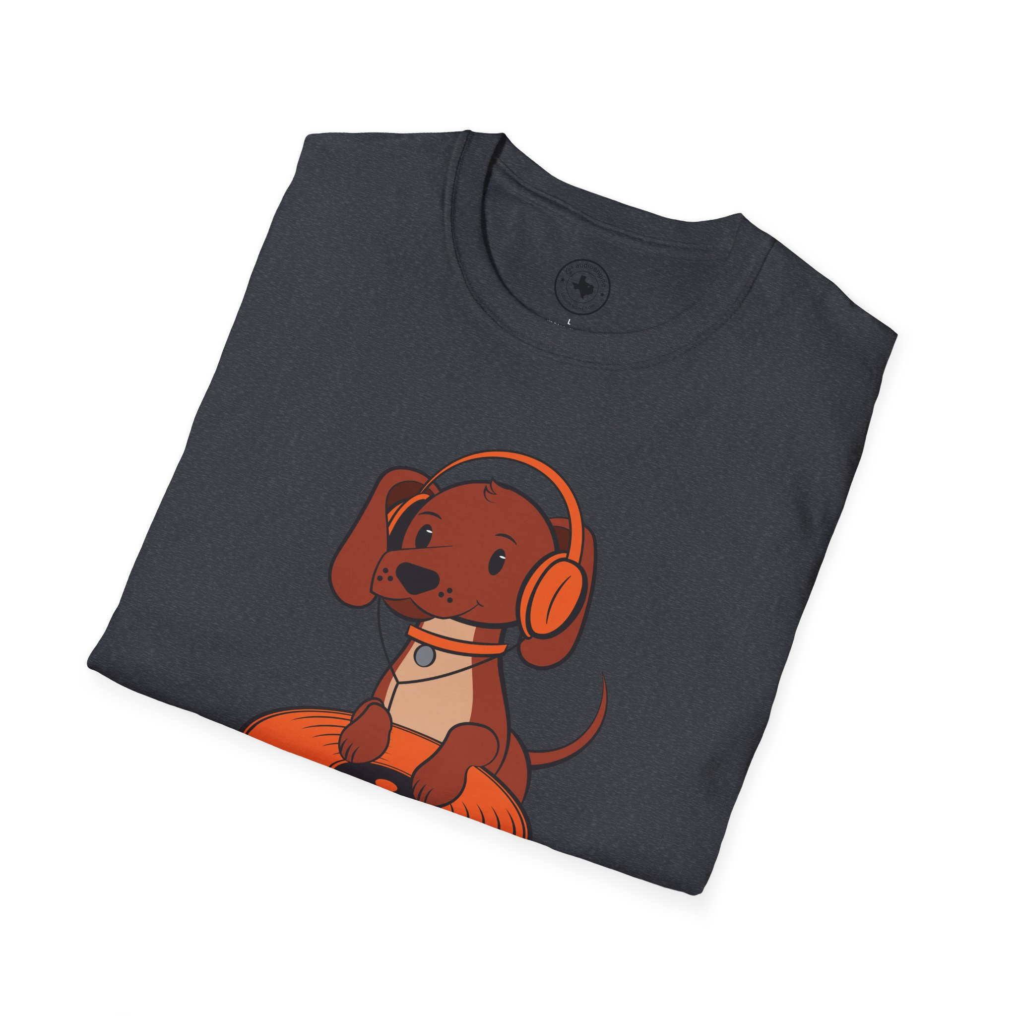 DJ Dachshund Tee — Cute Dog with Headphones Graphic T-Shirt - Image 114