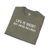 Life Is Short Buy More Records T-Shirt — Vinyl Lover Tee - Thumbnail Image 36