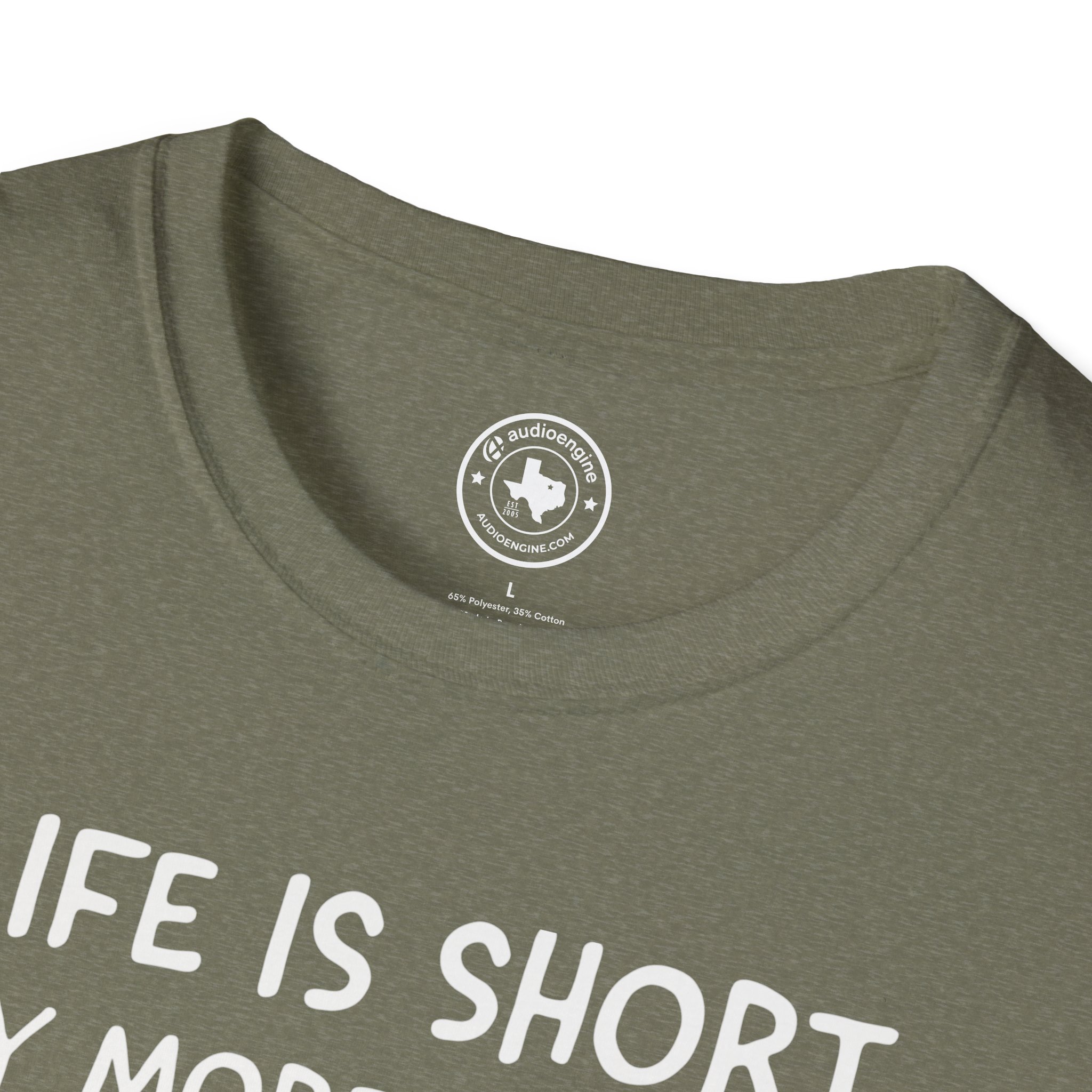 Life Is Short Buy More Records T-Shirt — Vinyl Lover Tee - Image 35