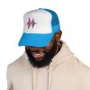 Soundwave Trucker Cap — Pink Gradient Audio Logo Mesh Hat - Thumbnail Image 15