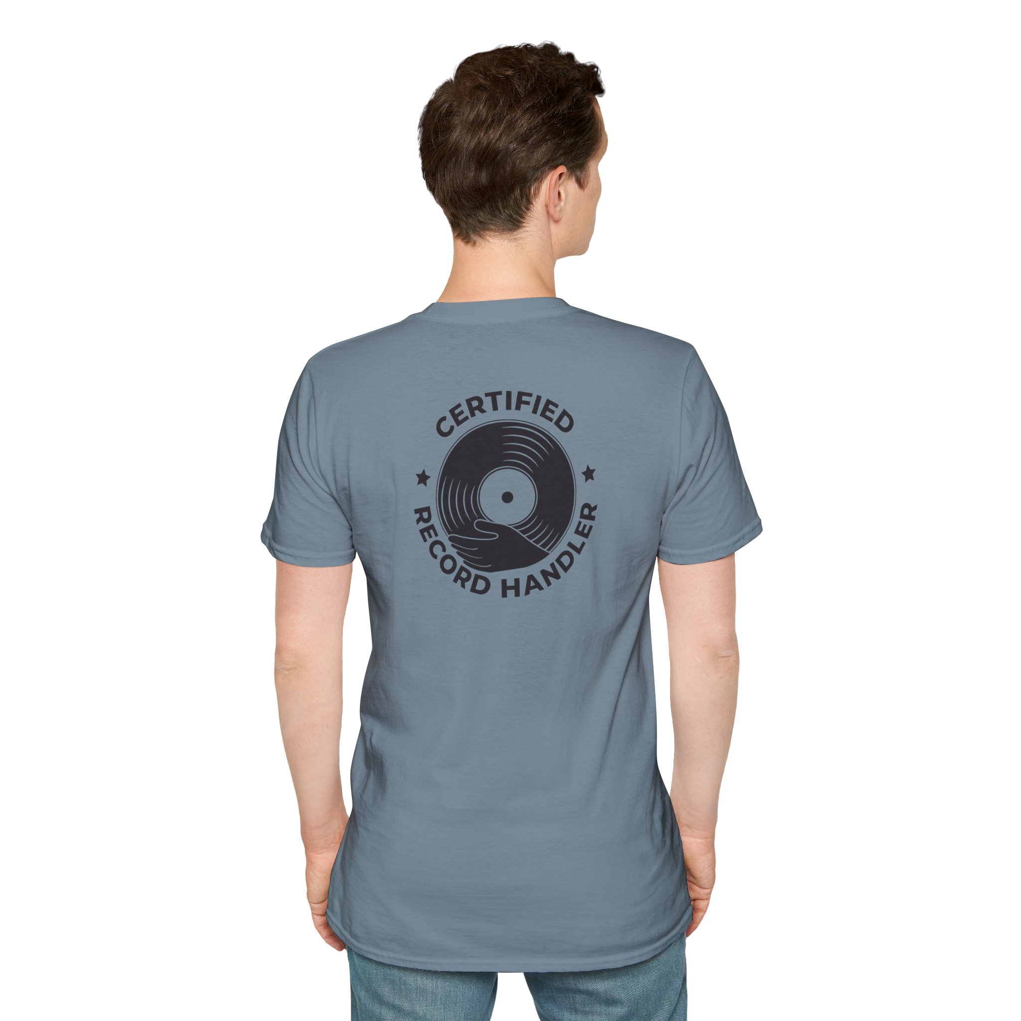 Certified Record Handler T-Shirt — Retro Vinyl DJ Tee - Image 72