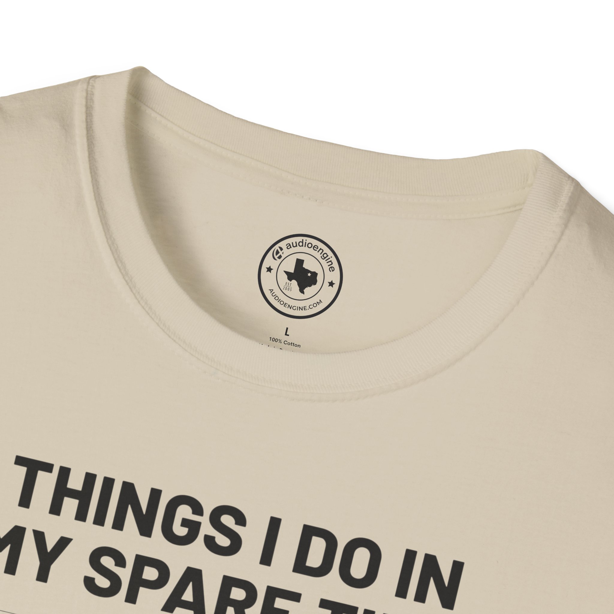 Things I Do In My Spare Time T-Shirt — Funny Hobbies Graphic Tee - Image 25