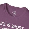 Life Is Short Buy More Records T-Shirt — Vinyl Lover Tee - Thumbnail Image 83
